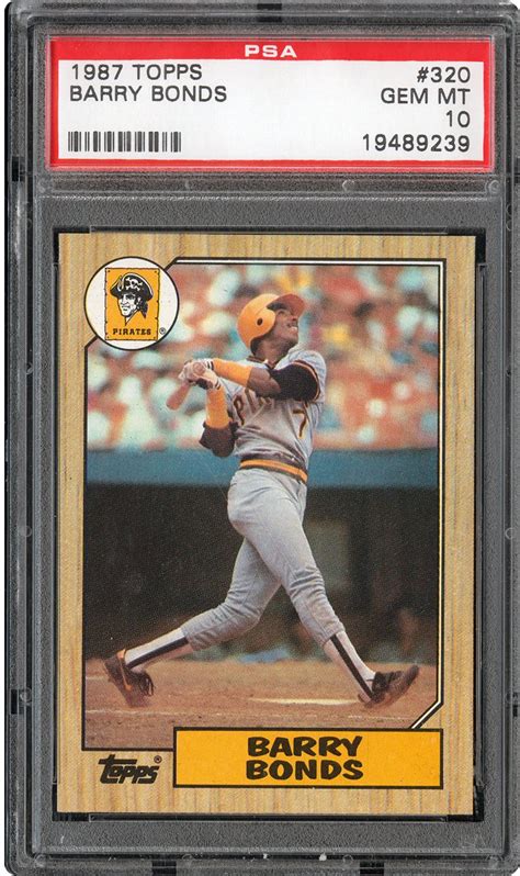 1987 topps barry bonds